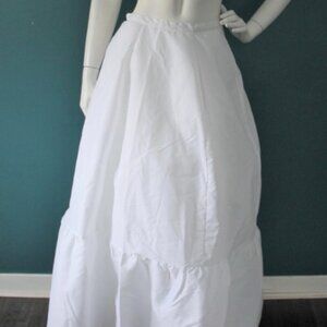 Vintage Sydney Bush Original High Waist Long Bridal Skirt Crinoline Size 10